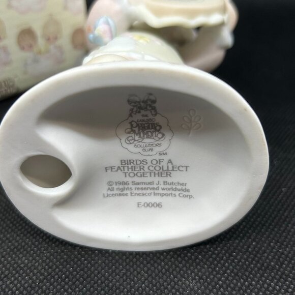 Precious Moments “Birds of a feather collect together”  1986 Member's figurine - Picture 3 of 3